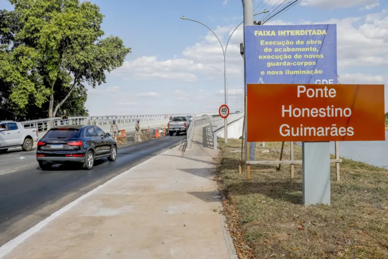 Ponte Honestino Guimarães passará por intervenções durante a semana - Agita  Brasília