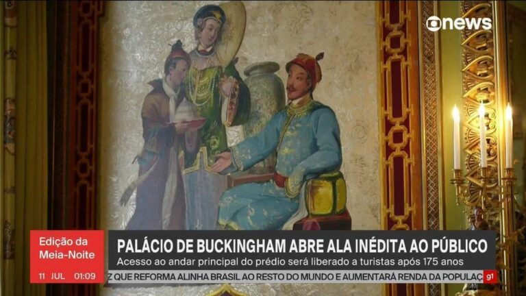 Palácio de Buckingham abre salas para visitas públicas com ingresso a partir de R$ 520