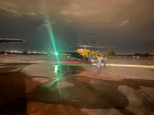 Aeronave do Detran-DF realiza mais uma missão de transporte de coração