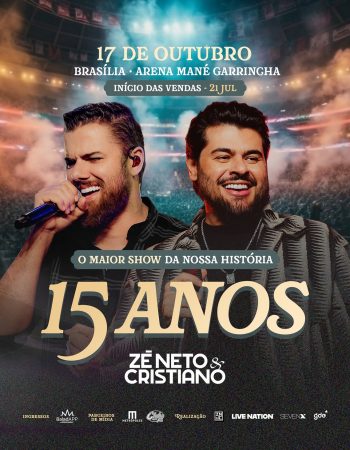 Zé Neto e Cristiano em Brasília 2026